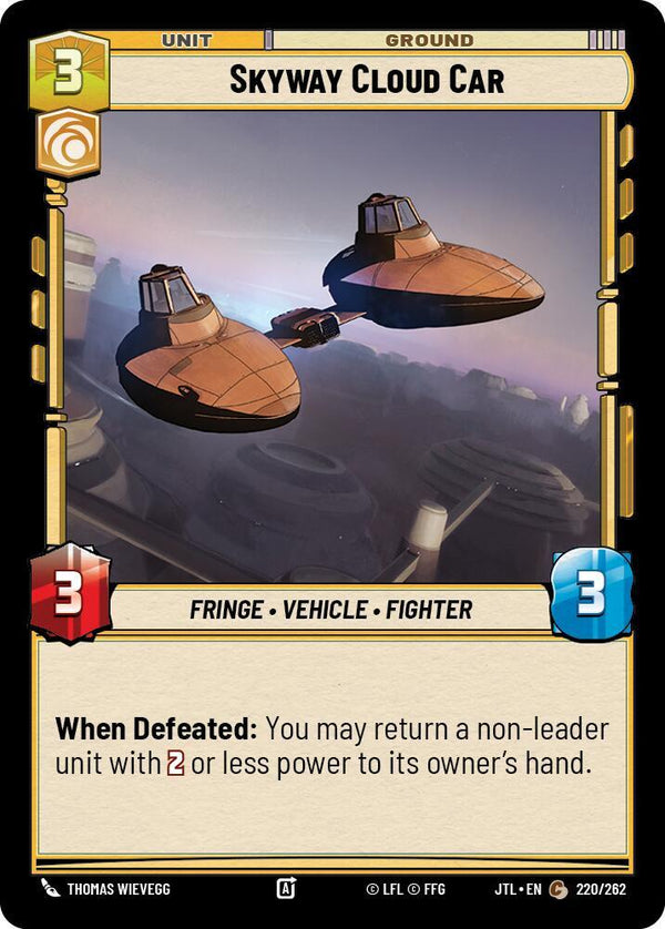 Skyway Cloud Car - Star Wars Unlimited
