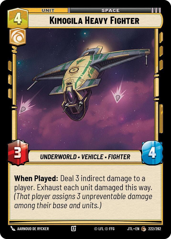 Kimogila Heavy Fighter - Star Wars Unlimited