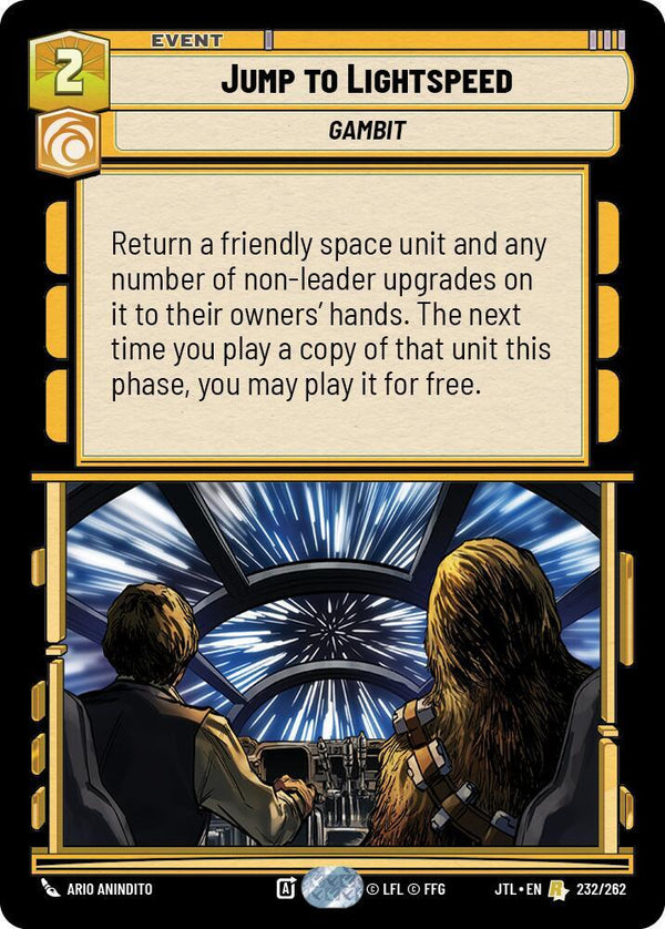 Jump to Lightspeed (JTL 232/262) - Star Wars Unlimited
