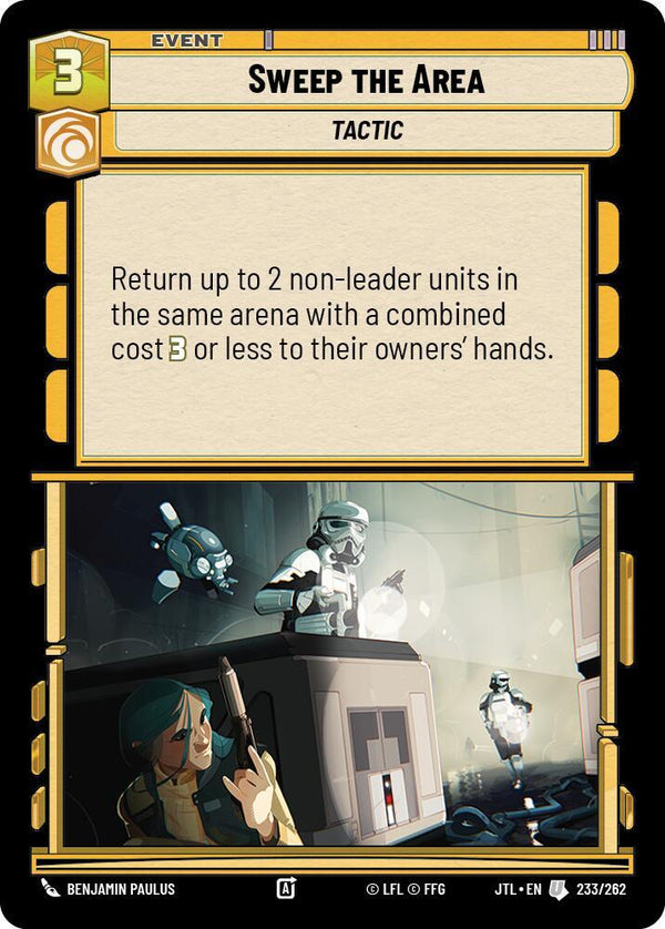 Sweep the Area - Star Wars Unlimited