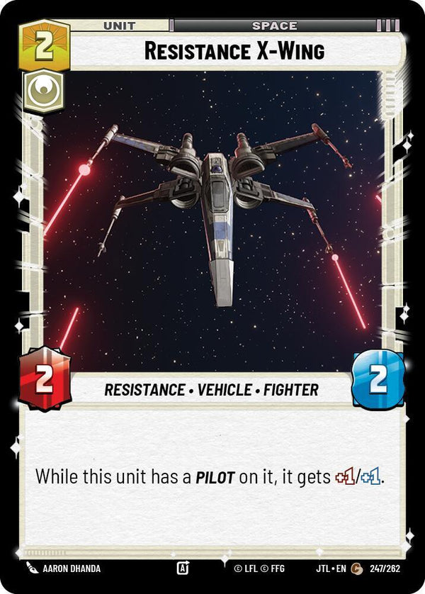Resistance X-Wing - Star Wars Unlimited