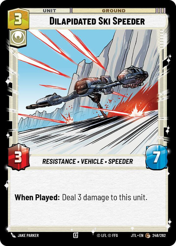 Dilapidated Ski Speeder - Star Wars Unlimited