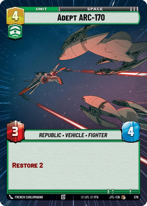 Adept ARC-170 (Hyperspace) - Star Wars Unlimited