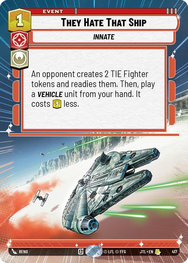 They Hate That Ship (Hyperspace) - Star Wars Unlimited