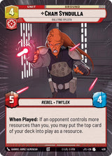 Cham Syndulla - Rallying Ryloth (Hyperspace) - Star Wars Unlimited