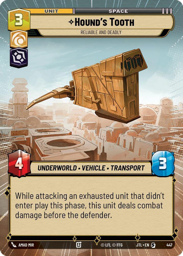 Hound's Tooth - Reliable and Deadly (Hyperspace) - Star Wars Unlimited