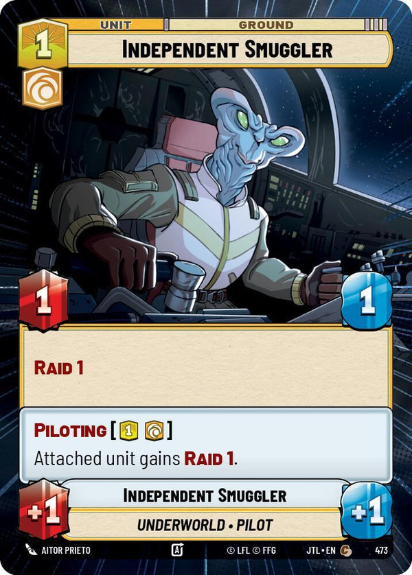 Independent Smuggler (Hyperspace) - Star Wars Unlimited