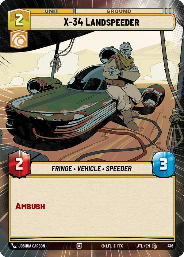 X-34 Landspeeder (Hyperspace) - Star Wars Unlimited
