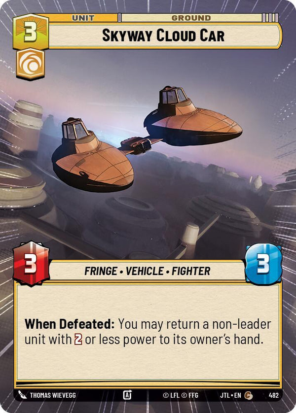 Skyway Cloud Car (Hyperspace) - Star Wars Unlimited