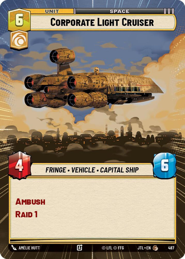 Corporate Light Cruiser (Hyperspace) - Star Wars Unlimited