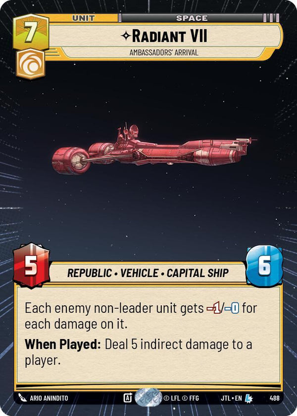 Radiant VII - Ambassadors' Arrival (Hyperspace) - Star Wars Unlimited
