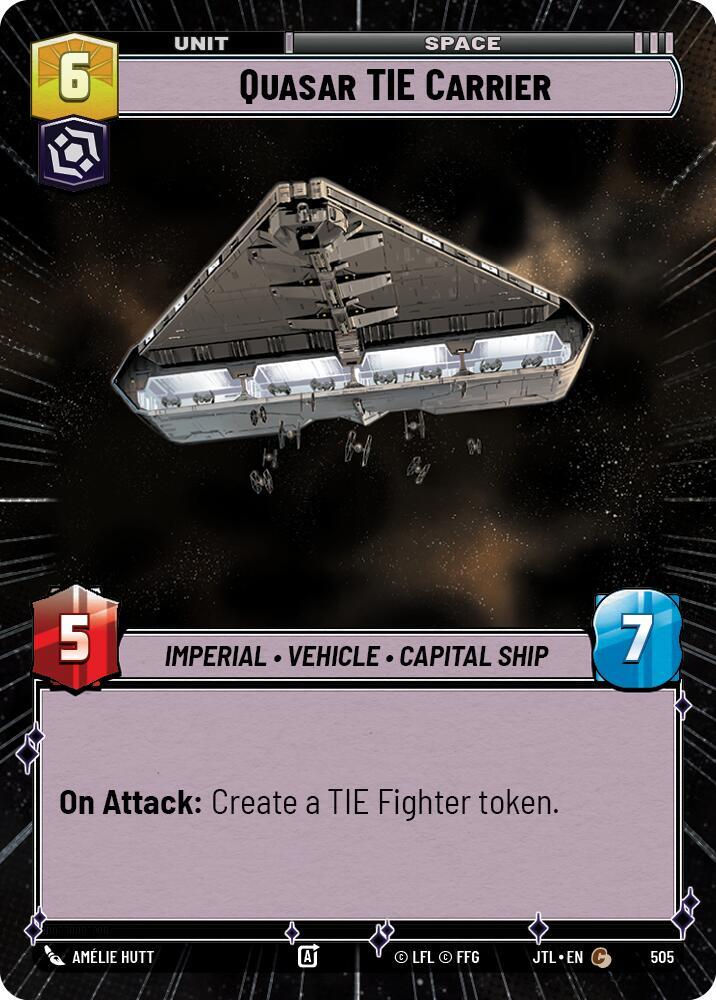 Quasar TIE Carrier (Hyperspace)