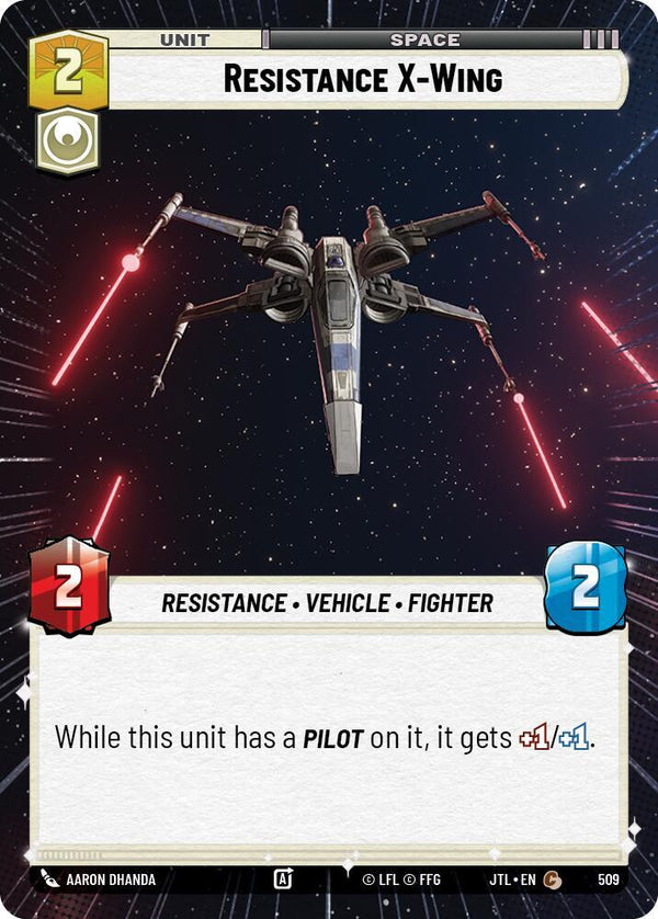 Resistance X-Wing (Hyperspace) - Star Wars Unlimited