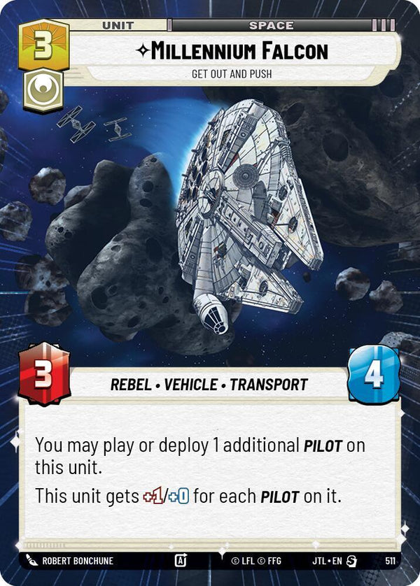 Millennium Falcon - Get Out And Push (Hyperspace) - Star Wars Unlimited