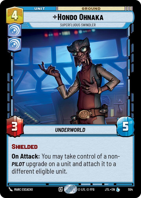 Hondo Ohnaka - Superfluous Swindler (Foil) - Star Wars Unlimited
