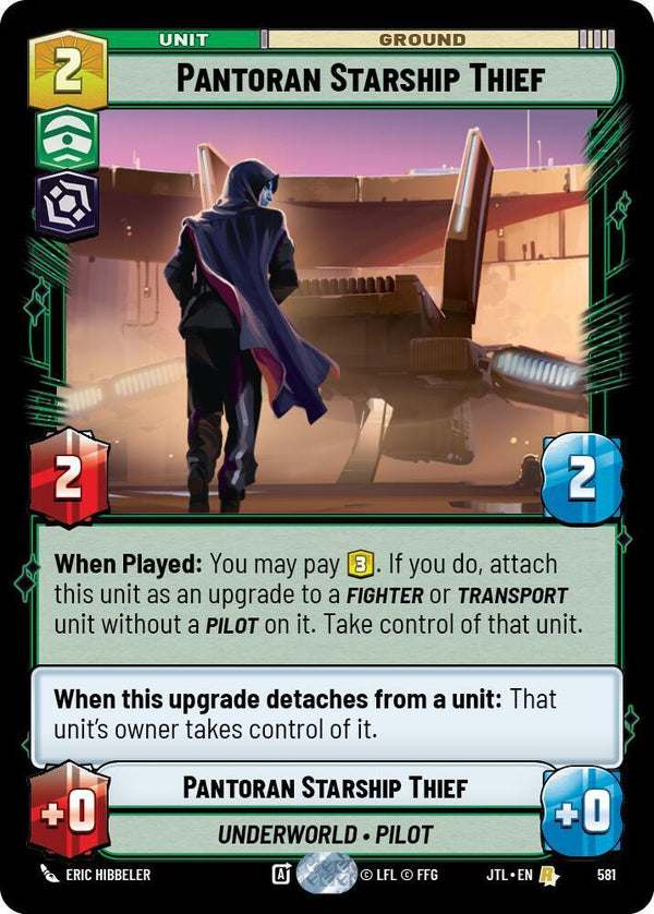 Pantoran Starship Thief (Foil) (JTL 581) - Star Wars Unlimited
