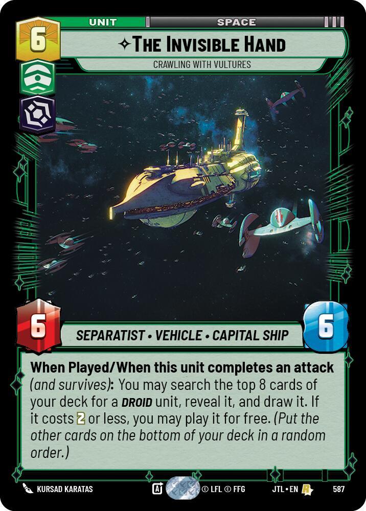 The Invisible Hand - Crawling With Vultures (Foil)