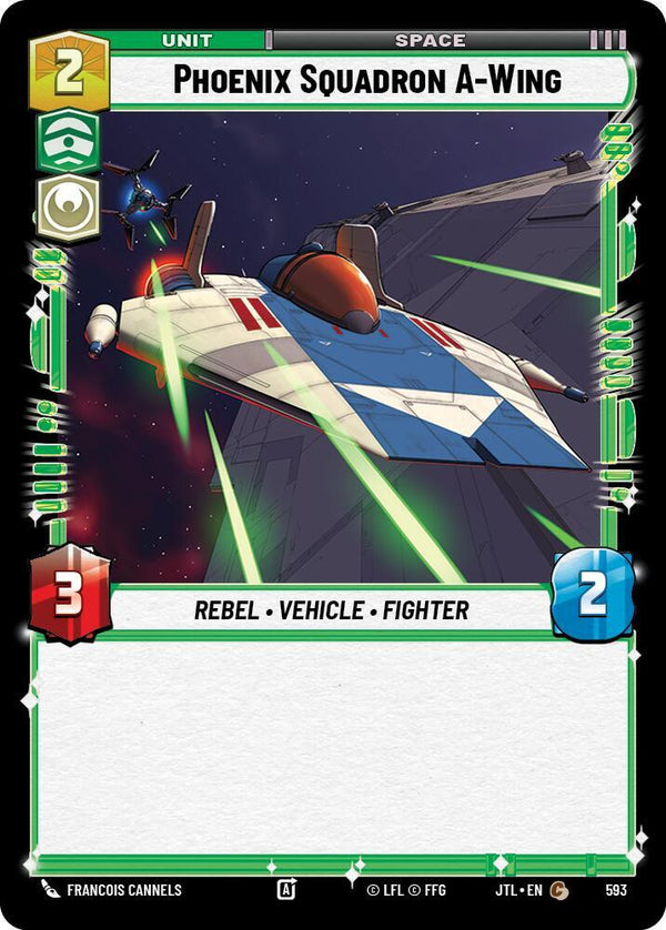 Phoenix Squadron A-Wing (Foil) (JTL 593) - Star Wars Unlimited