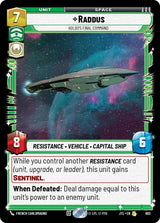 Raddus - Holdo's Final Command (Foil) - Star Wars Unlimited
