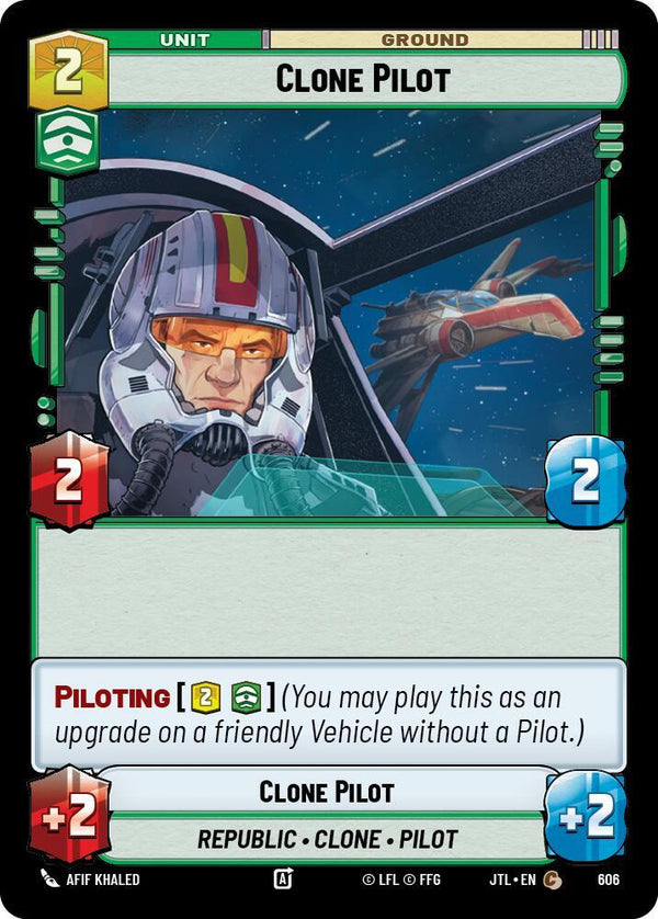 Clone Pilot (Foil) (JTL 606) - Star Wars Unlimited