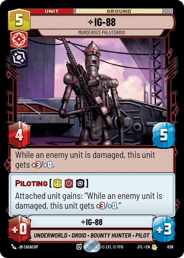 IG-88 - Murderous Phlutdroid (Foil) - Star Wars Unlimited