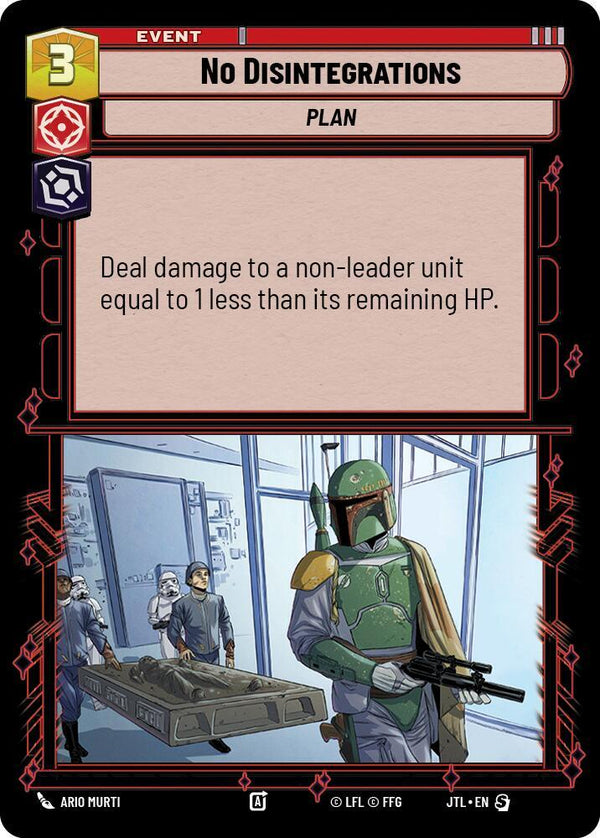 No Disintegrations (Foil) - Star Wars Unlimited