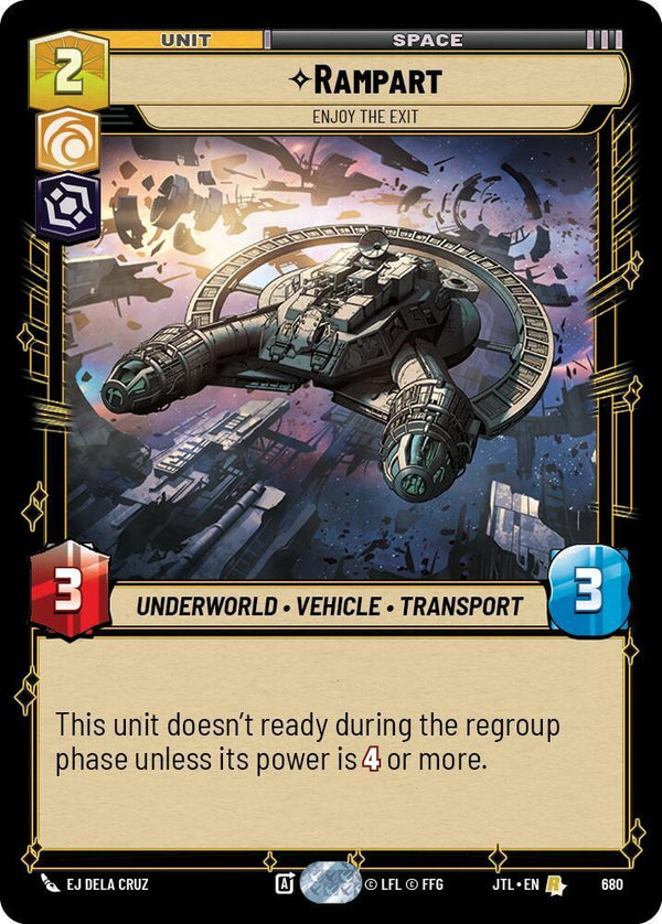 Rampart - Enjoy the Exit (Foil) - Star Wars Unlimited