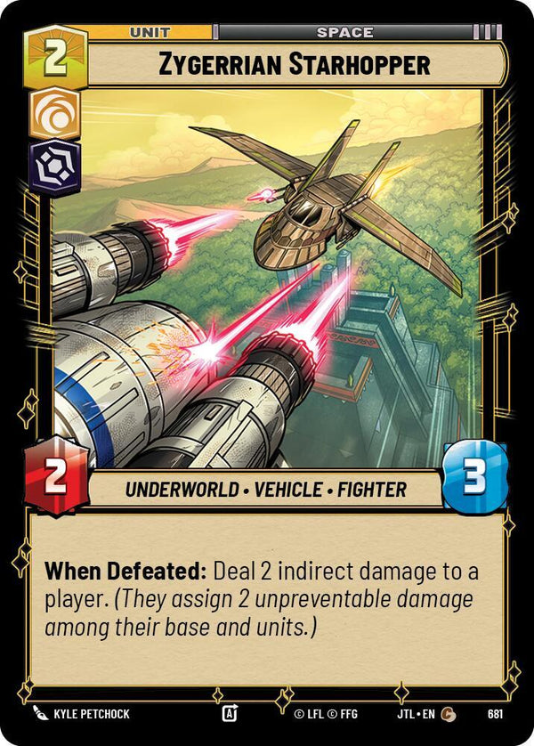 Zygerrian Starhopper (Foil) - Star Wars Unlimited