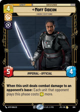 Moff Gideon - I Know Everything (Foil) - Star Wars Unlimited