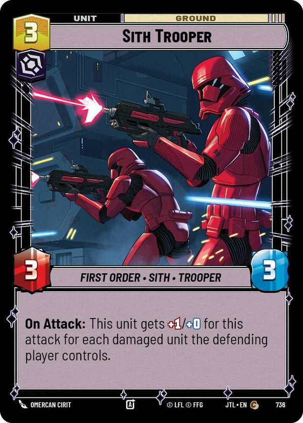Sith Trooper (Foil) - Star Wars Unlimited
