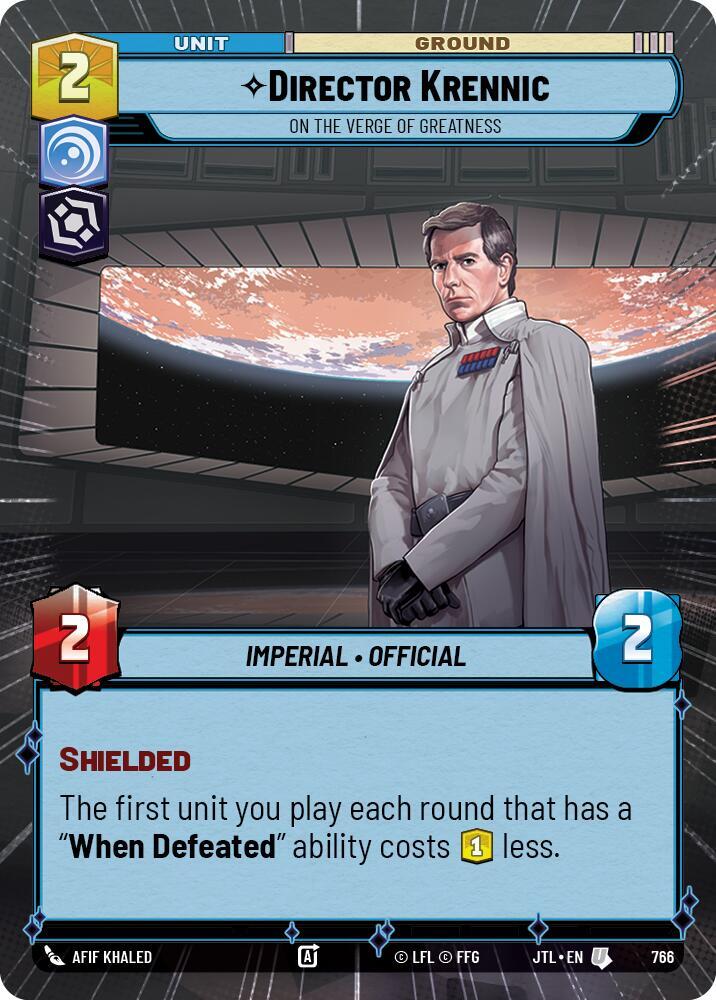 Director Krennic - On the Verge of Greatness (Hyperspace Foil)