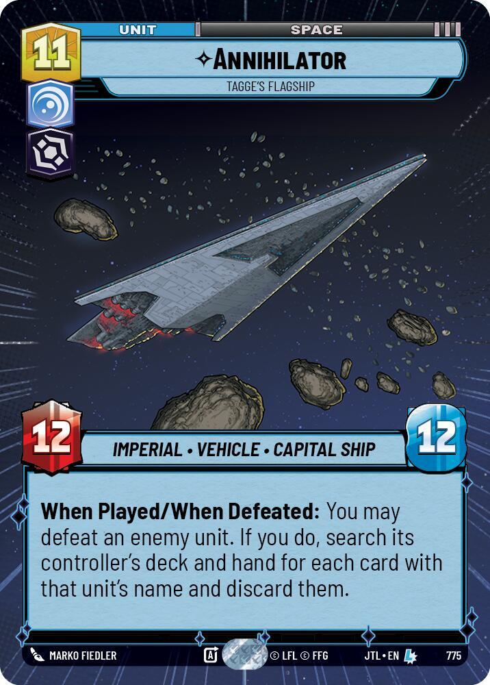 Annihilator - Tagge's Flagship (Hyperspace Foil)