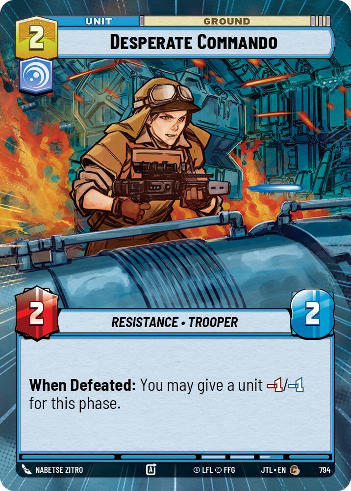 Desperate Commando (Hyperspace Foil)