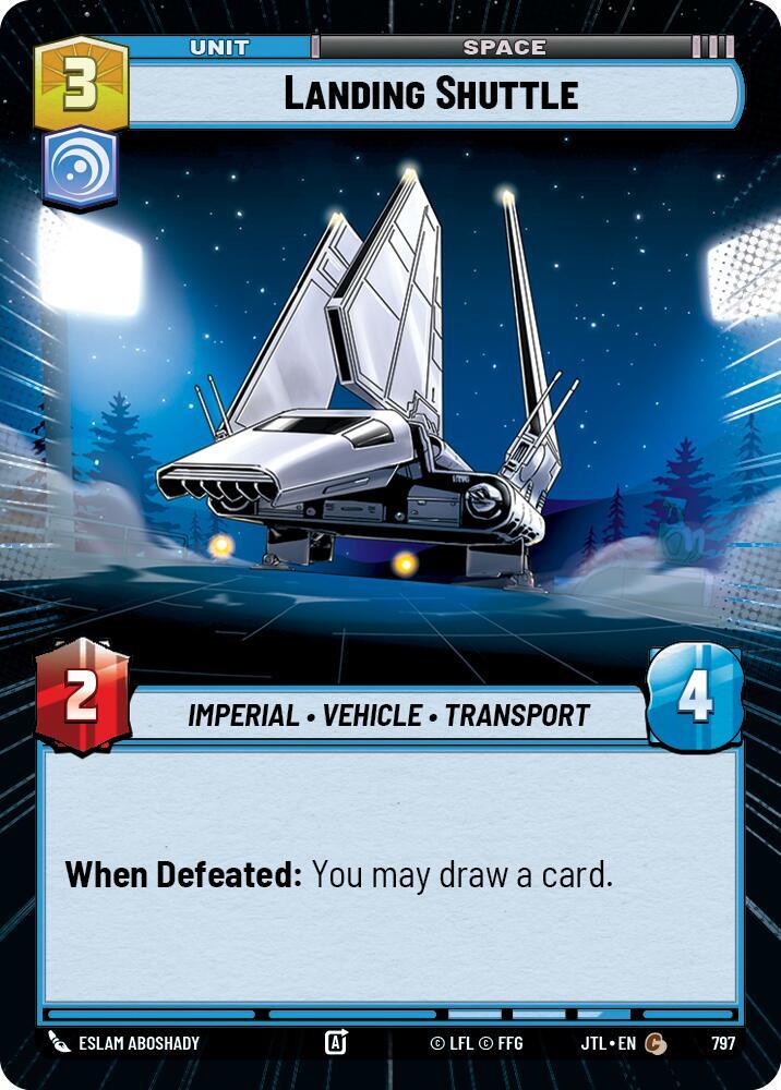 Landing Shuttle (Hyperspace Foil)