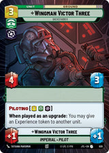 Wingman Victor Three - Backstabber (Hyperspace Foil) - Star Wars Unlimited