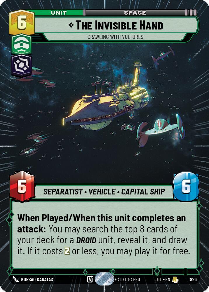 The Invisible Hand - Crawling With Vultures (Hyperspace Foil)