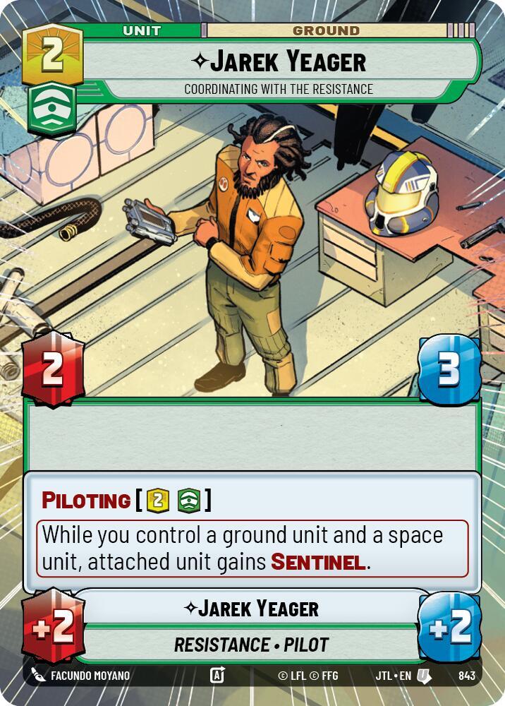Jarek Yeager - Coordinating With The Resistance (Hyperspace Foil)