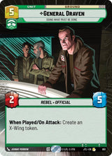 General Draven - Doing What Must Be Done (Hyperspace Foil) - Star Wars Unlimited