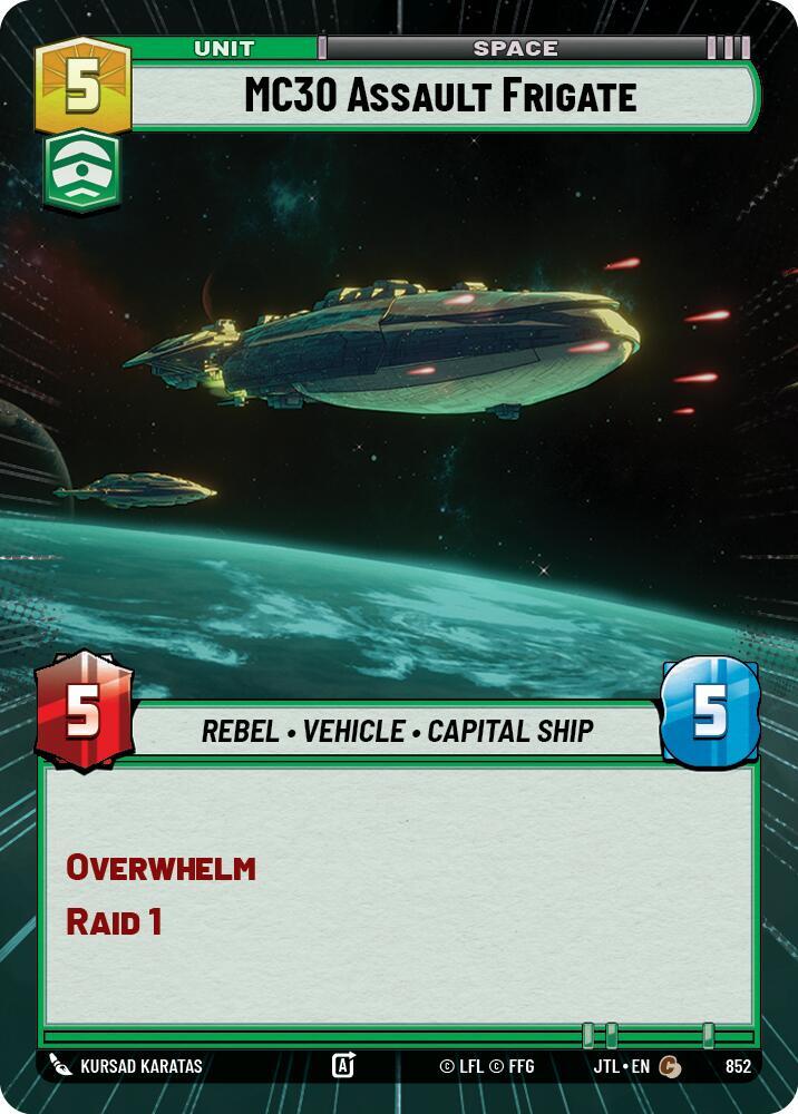 MC30 Assault Frigate (Hyperspace Foil)