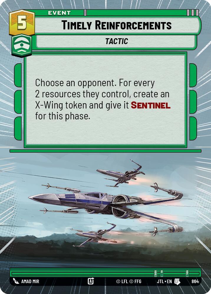 Timely Reinforcements (Hyperspace Foil)