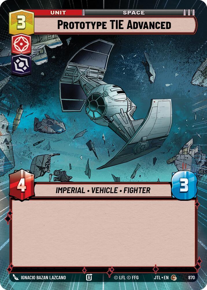 Prototype TIE Advanced (Hyperspace Foil)