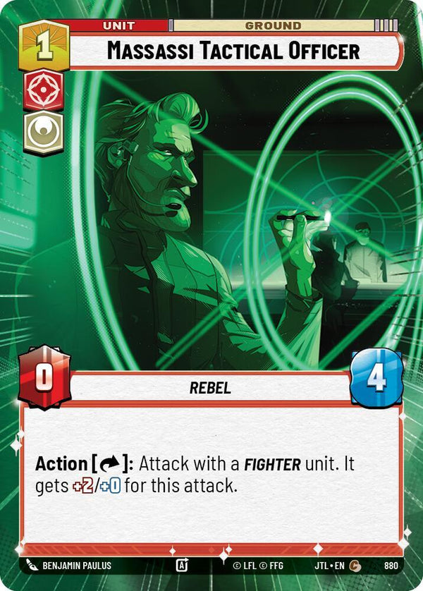Massassi Tactical Officer (Hyperspace Foil) - Star Wars Unlimited