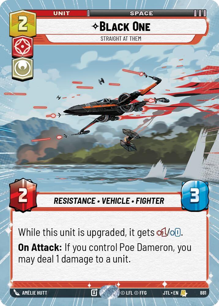 Black One - Straight At Them (Hyperspace Foil)