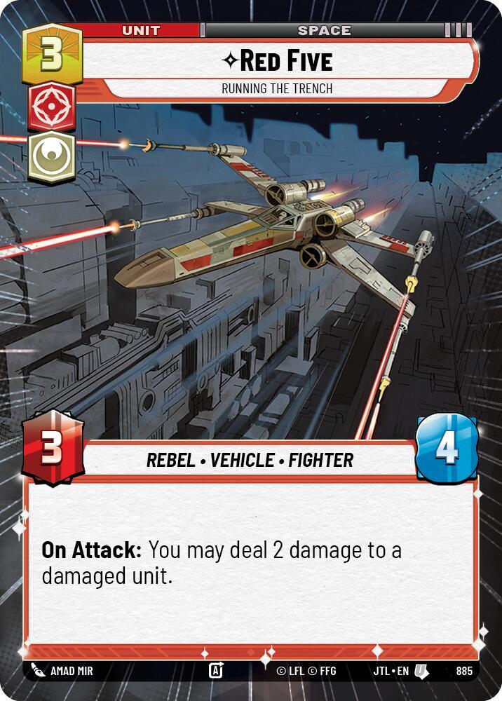 Red Five - Running the Trench (Hyperspace Foil)