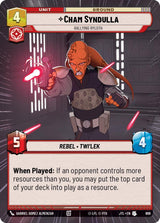 Cham Syndulla - Rallying Ryloth (Hyperspace Foil) - Star Wars Unlimited