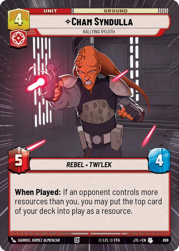 Cham Syndulla - Rallying Ryloth (Hyperspace Foil) - Star Wars Unlimited