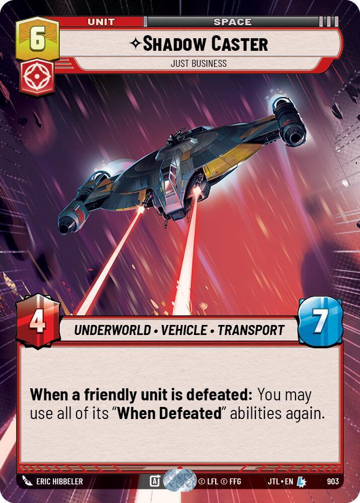 Shadow Caster - Just Business (Hyperspace Foil)