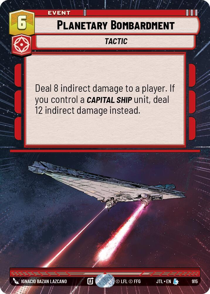 Planetary Bombardment (Hyperspace Foil)