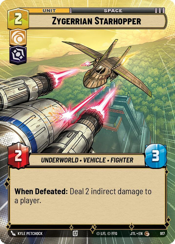 Zygerrian Starhopper (Hyperspace Foil) (JTL 917) - Star Wars Unlimited