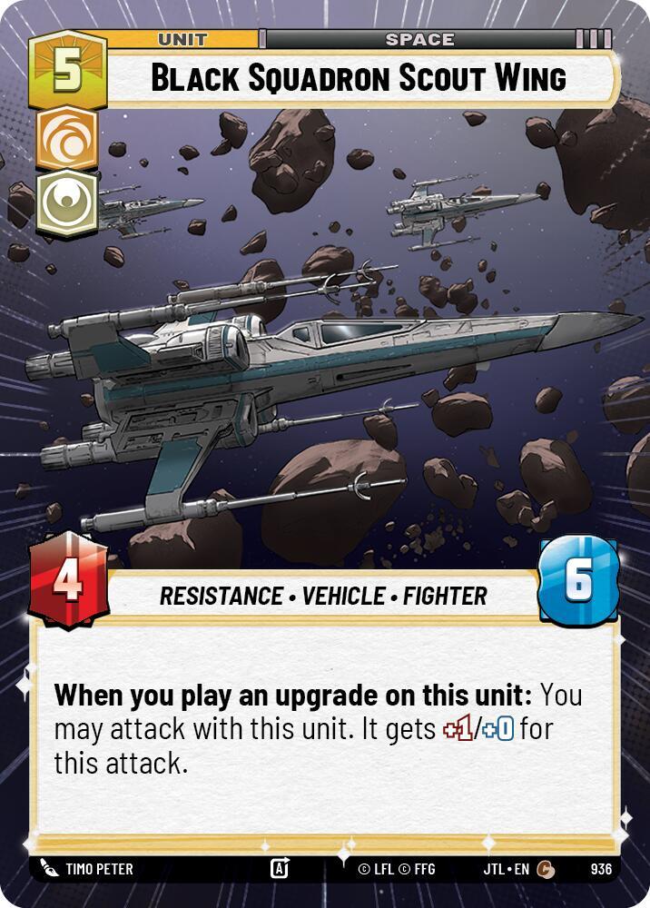 Black Squadron Scout Wing (Hyperspace Foil)